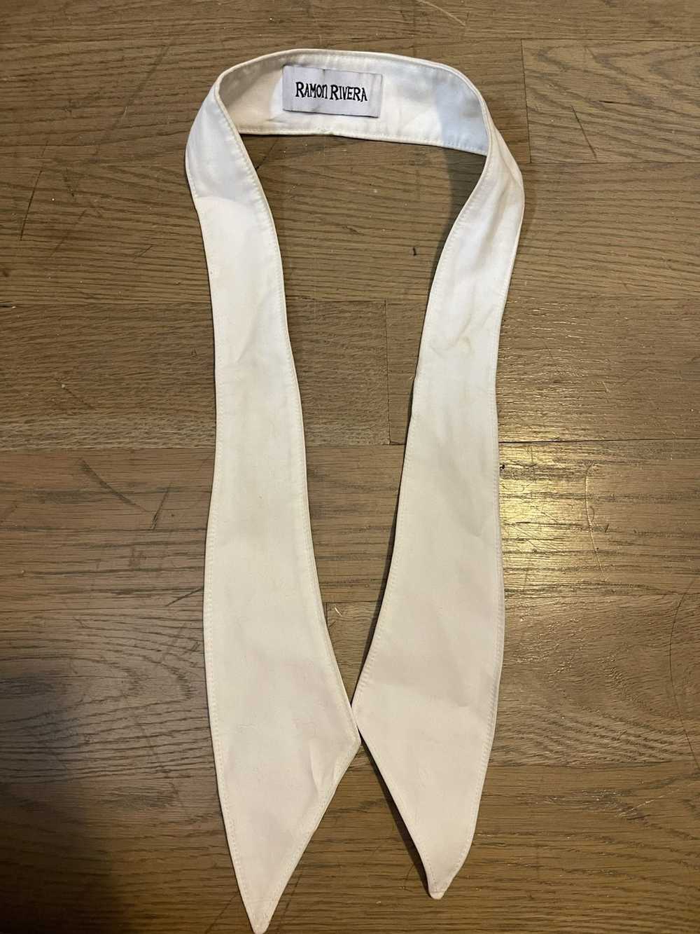 Brand Ramona Rivera white scarf tie - image 1