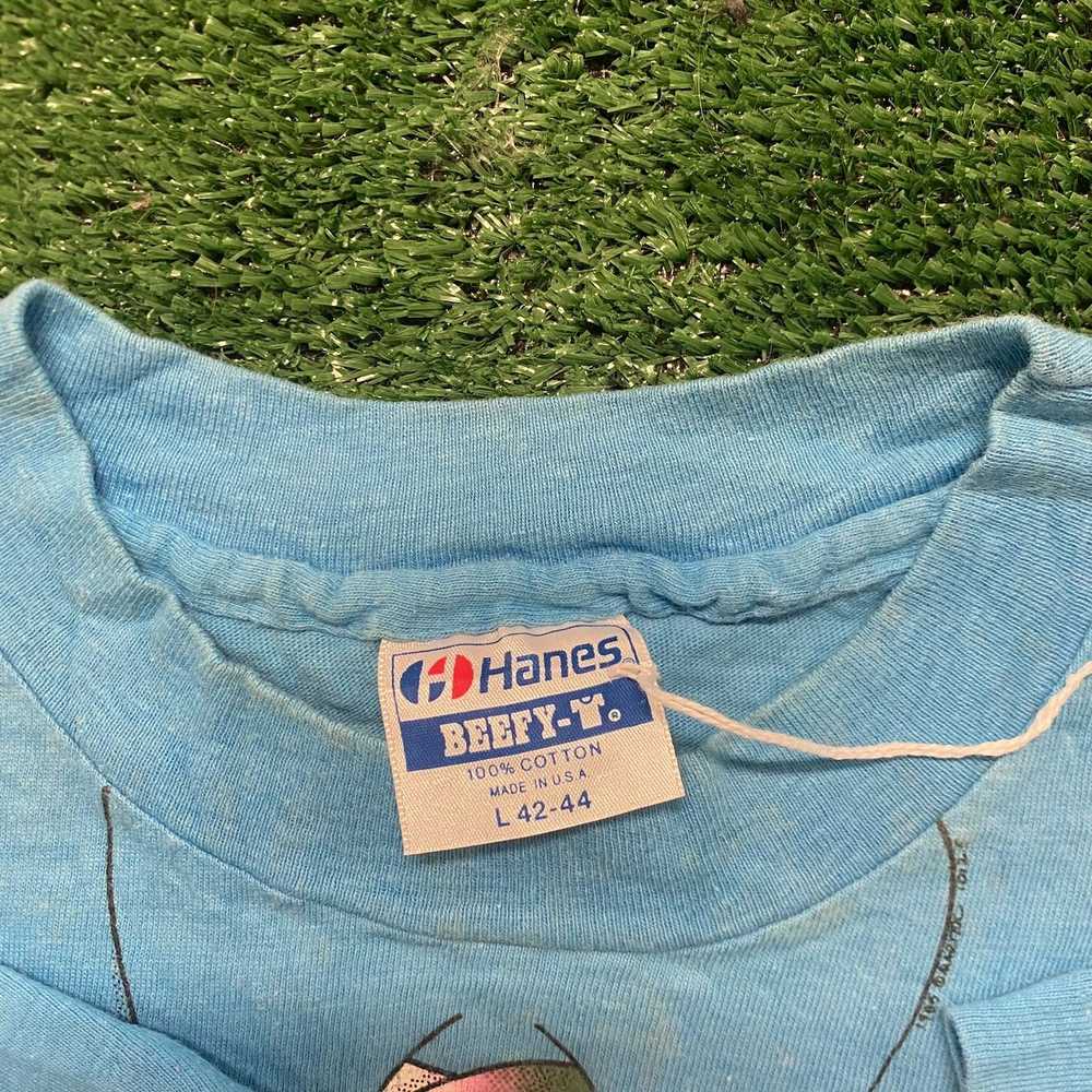 Hanes × Made In Usa × Vintage Vintage 80s Trout T… - image 5
