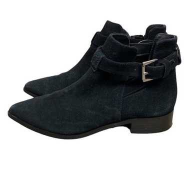 & Other Stories & other stories suede buckle ankle