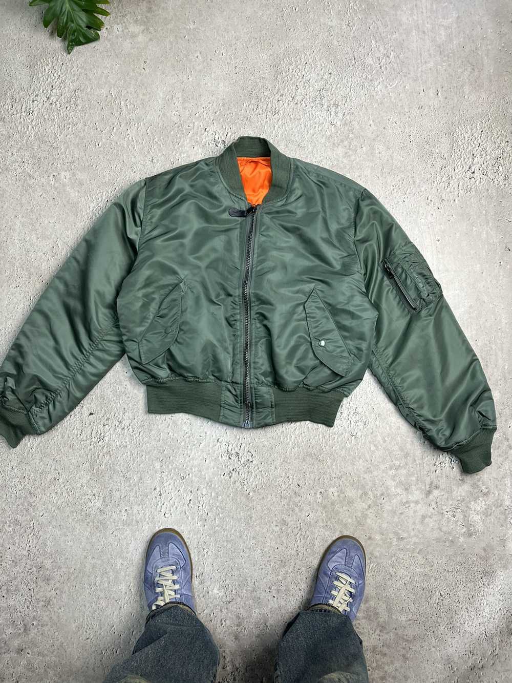 Bomber Jacket × Schott × Vintage Vintage MA-1 BAL… - image 1