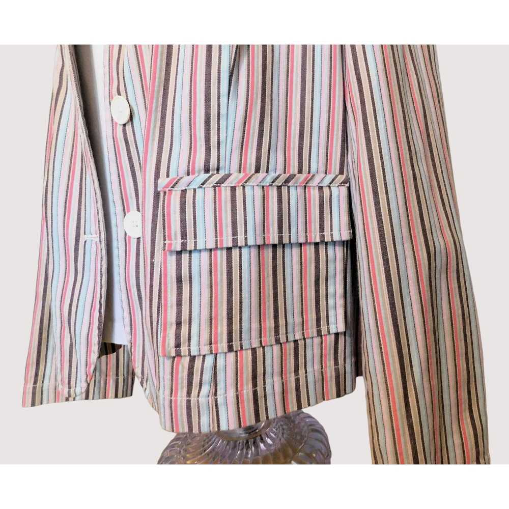 Other Cato Striped Jacket XL Brown Pink Blue Mult… - image 4