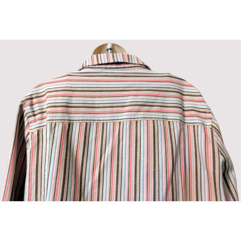 Other Cato Striped Jacket XL Brown Pink Blue Mult… - image 7