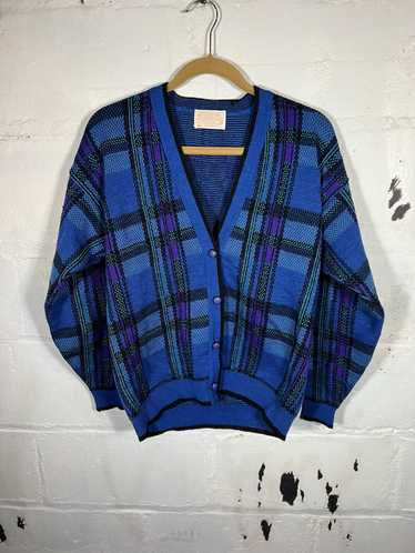 Vintage selling Pendleton Mens XL Virgin Wool Tartan Plaid Dad Cardigan Sweater USA