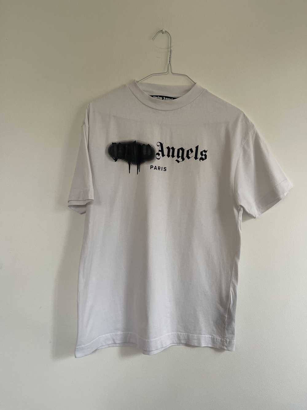 Palm Angels Palm angels sprayed Paris Logo TEE - image 2