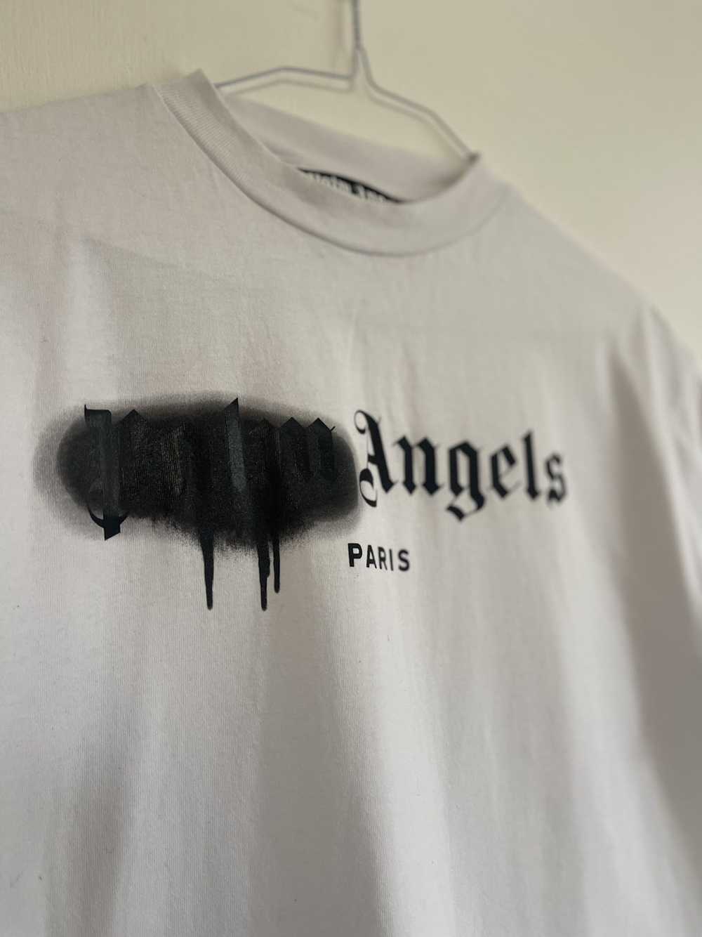 Palm Angels Palm angels sprayed Paris Logo TEE - image 7