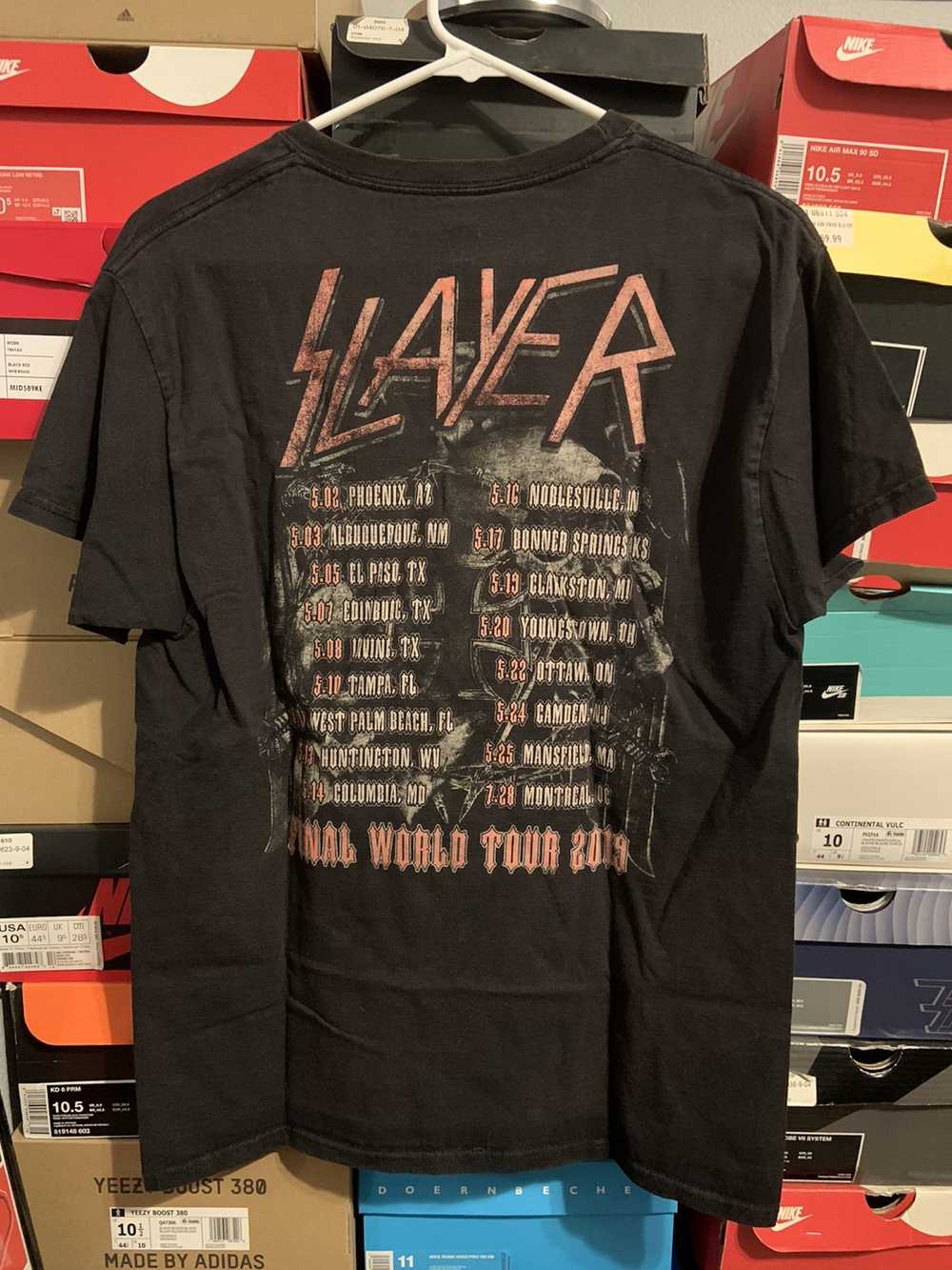 Hanes × Slayer × Tour Tee Slayer Final World Tour… - image 3