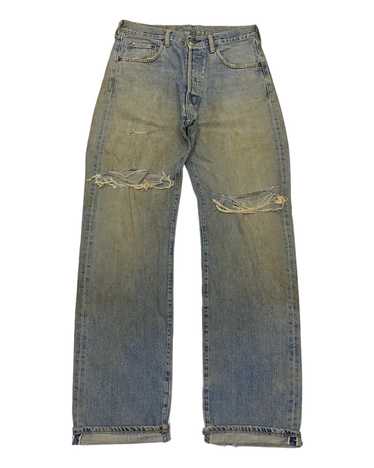 Levi's LVC 1976 Mirror 501 Jeans Rigid Selvedge USA 30X34 32998-0000  Irregular