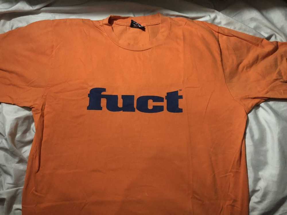 Fuct × Vintage Vintage Navy Fuct OG Logo on Orange - image 1