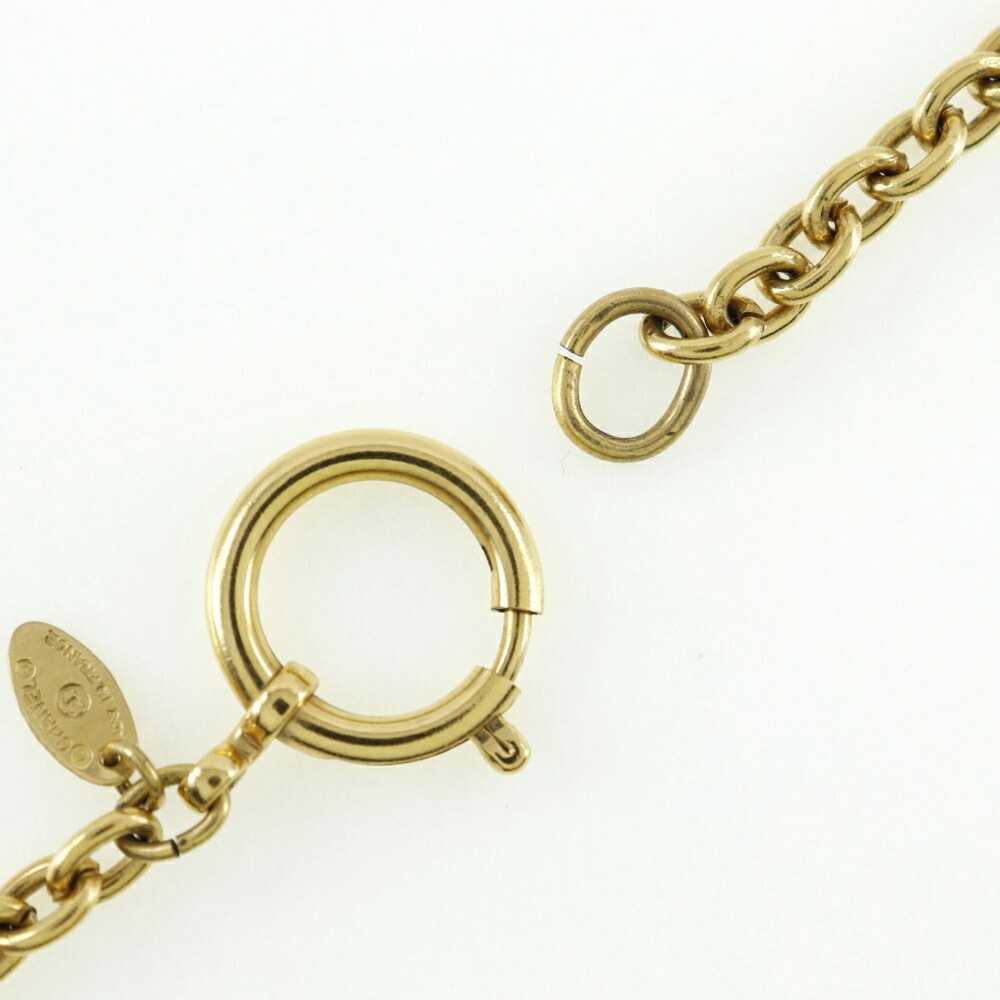 Chanel CHANEL COCO Mark Necklace Vintage Gold Pla… - image 7