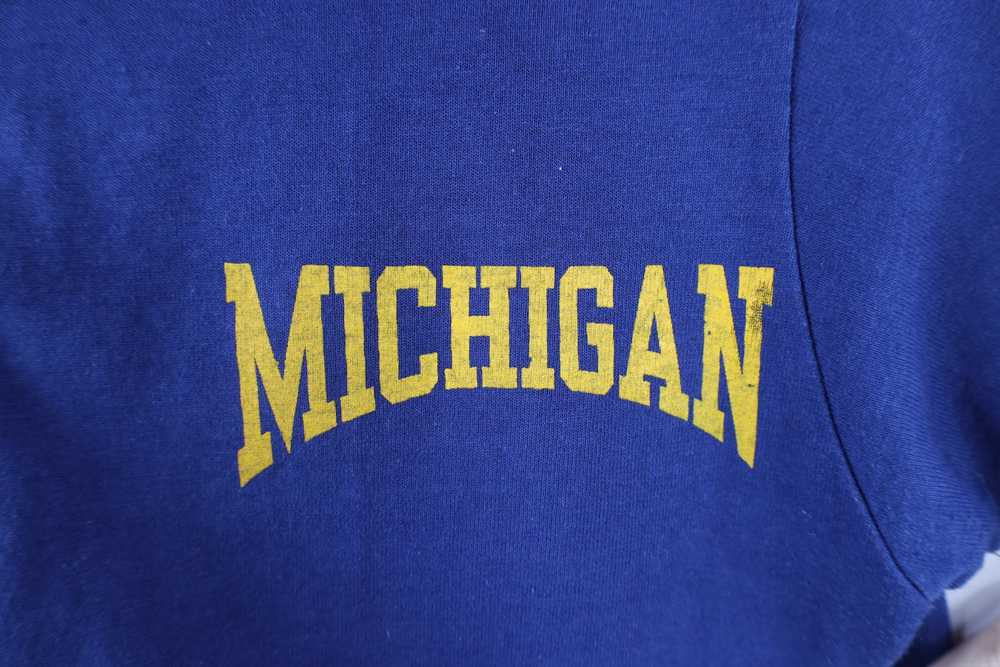 Vintage Vintage 80s Spell Out University of Michi… - image 4