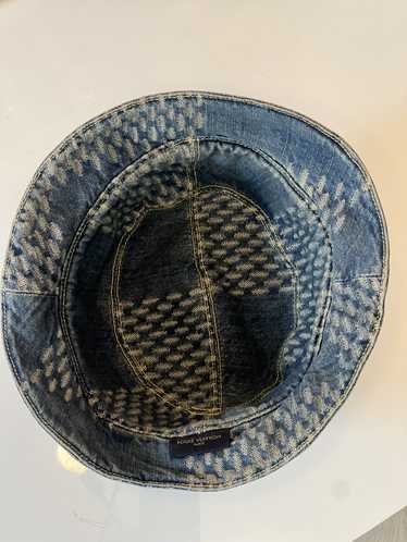 LV monogram blue jeans Bucket Hat – logofabrics