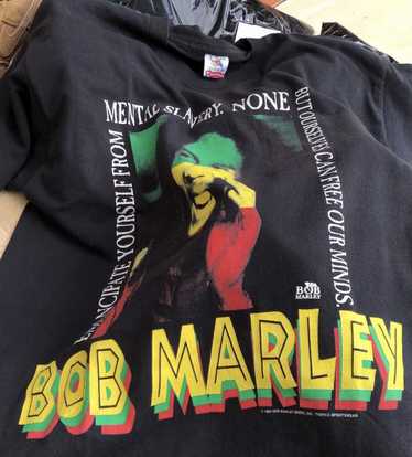 Bob Marley × Vintage VINTAGE BOB MARLEY REDEMPTIO… - image 1