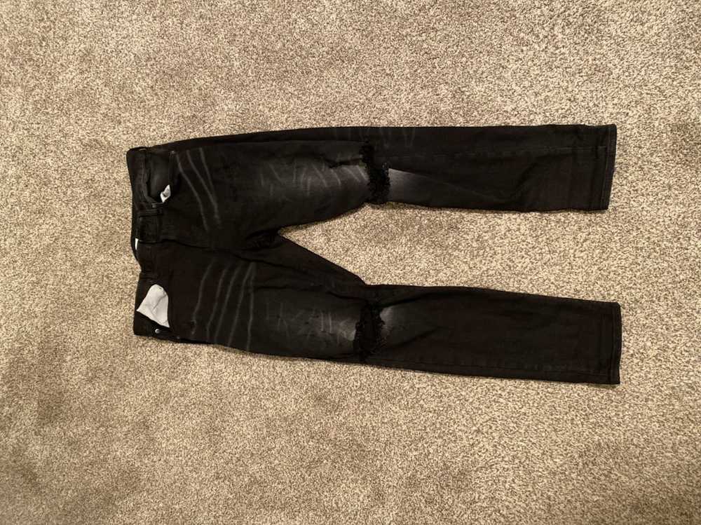 Pacsun Pacsun tipped taper jeans black - image 1