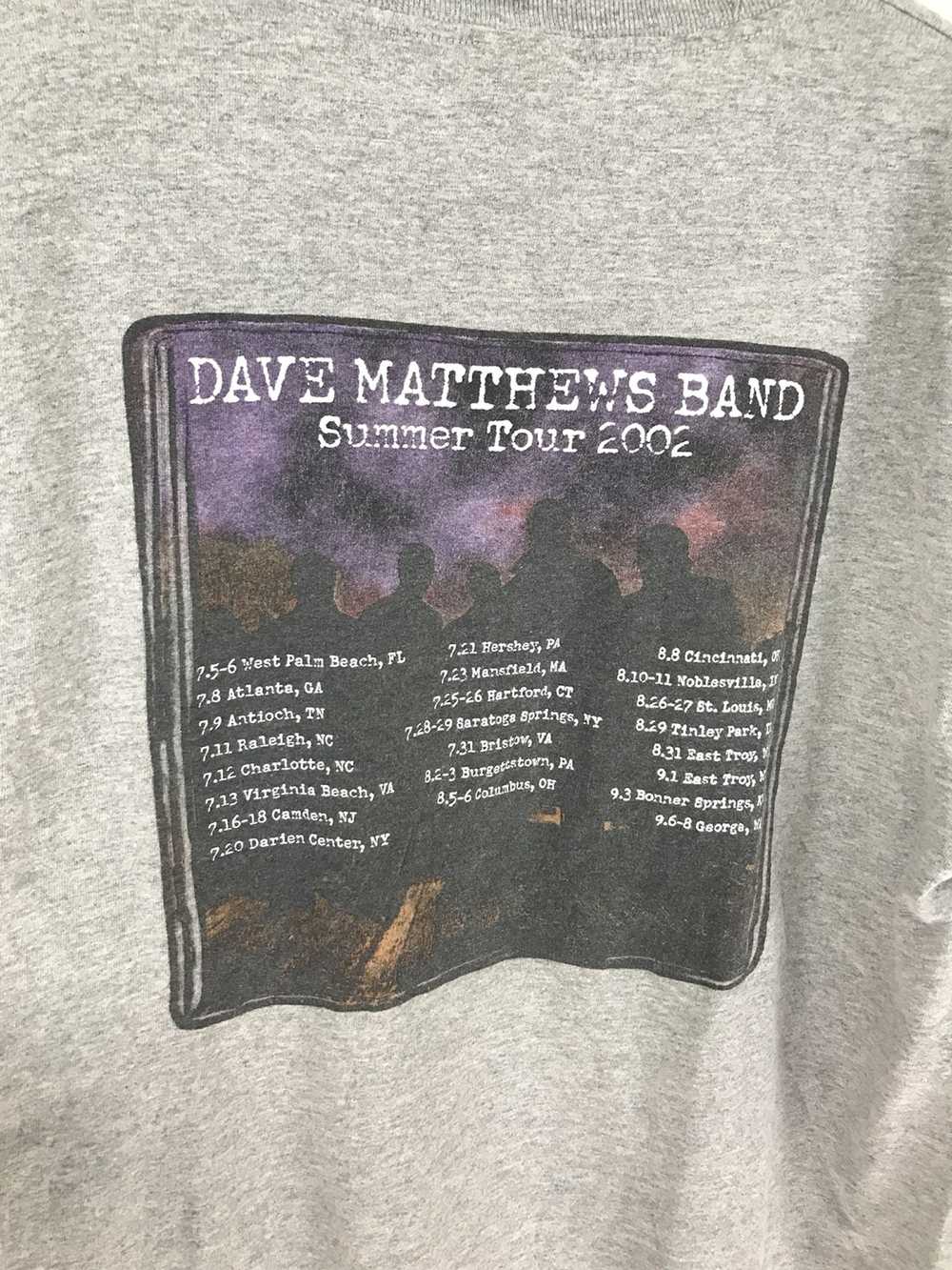 Band Tees × Vintage Dave Matthews Band Summer Tou… - image 5