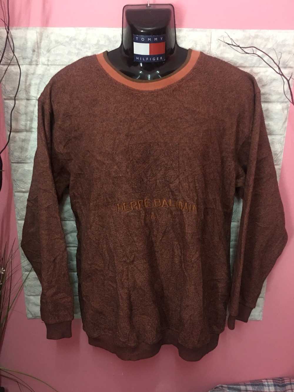 Balmain × Pierre Balmain × Vintage Rare Sweatshir… - image 1