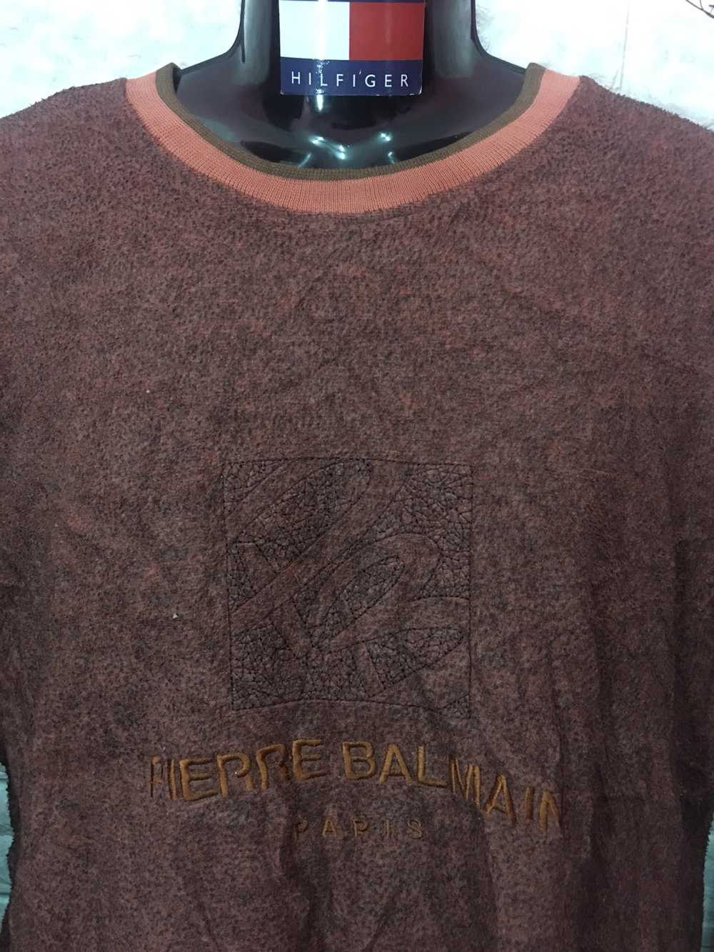 Balmain × Pierre Balmain × Vintage Rare Sweatshir… - image 2