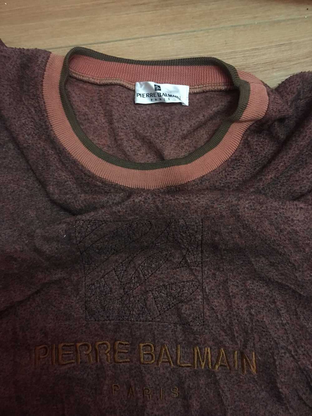 Balmain × Pierre Balmain × Vintage Rare Sweatshir… - image 4
