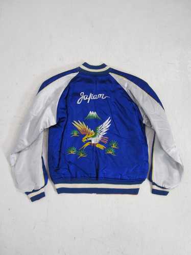 ジャケット・アウター Eagle x Japan Map Reversible WJK Sukajan Tailor Toyo Dragon and Tiger & Eagle Reversible Sukajan