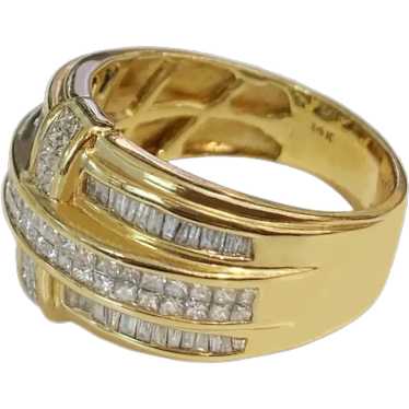 Sparkle Men's 14k Yellow Gold Ring with 2.75ct Dia