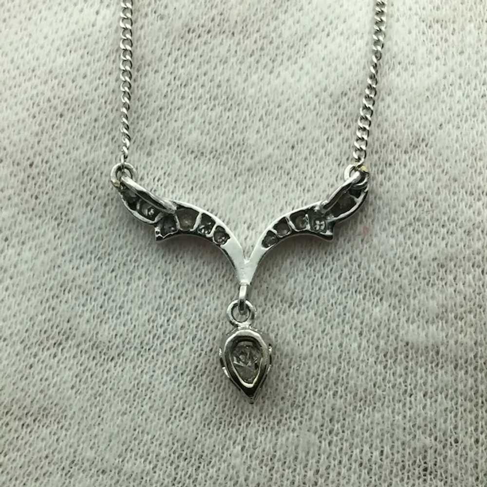 14KW 0.25ctw Diamond Pendant with 16'' Necklace - image 4