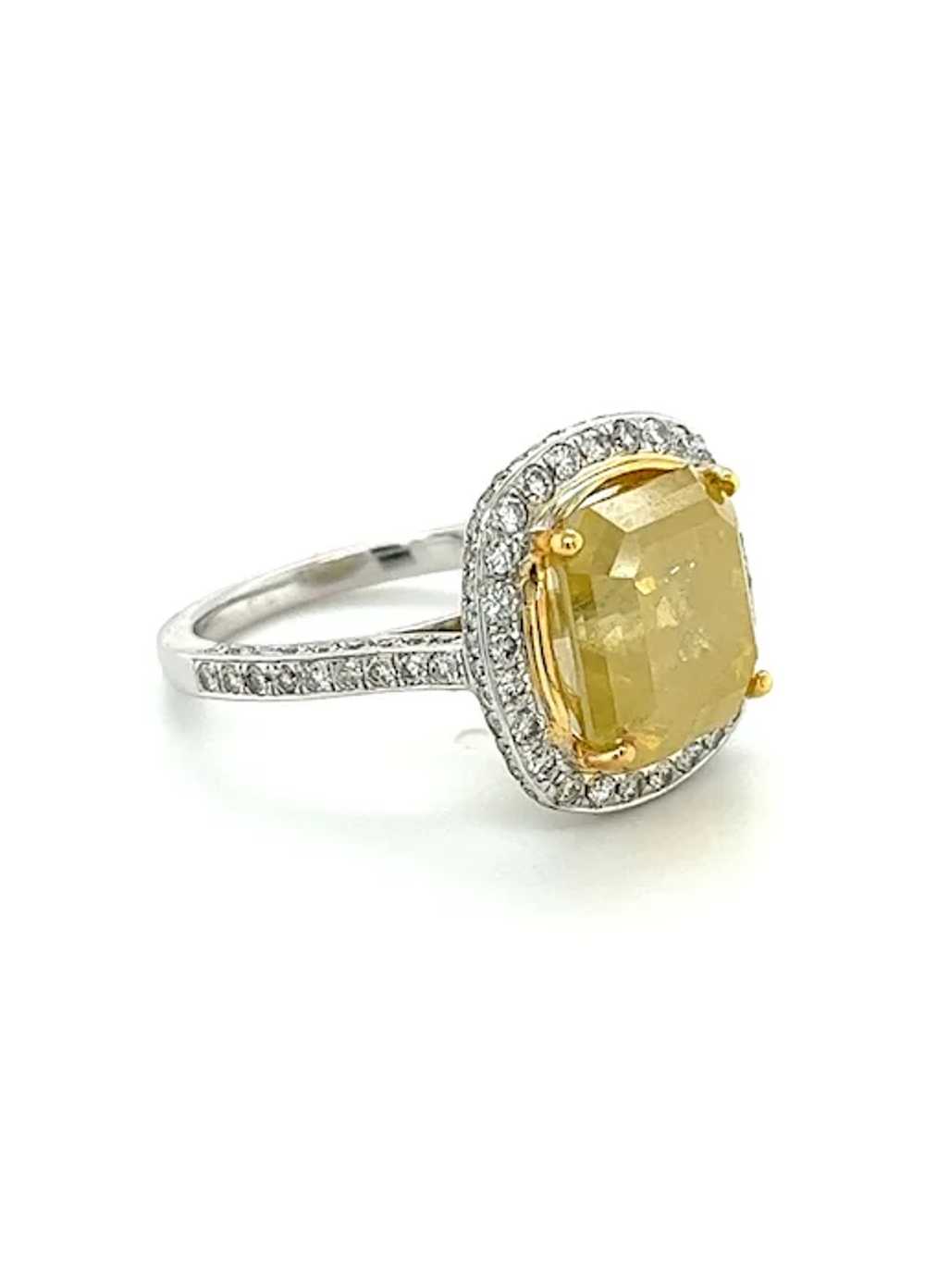 GIA Certified 8.04 Carat Fancy Deep Yellow Natura… - image 3