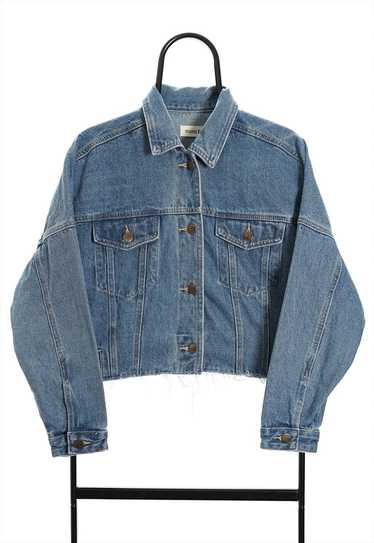 Vintage Mono B Cropped Denim Jacket Womens
