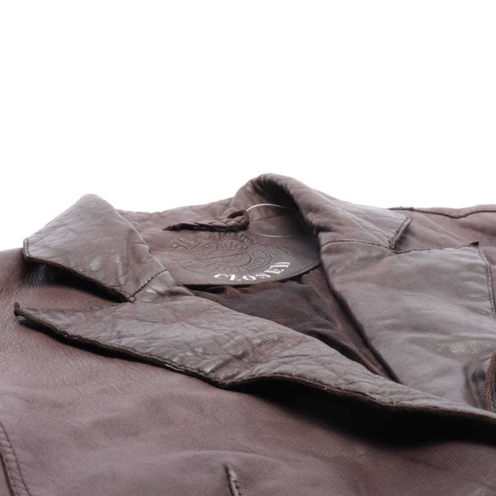 Closed Leather biker jacket - image 3