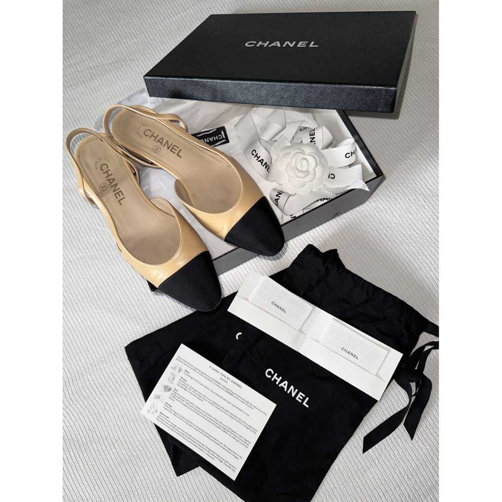 Chanel Slingback leather ballet flats - image 11