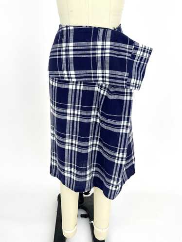 Caron Callahan Plaid Skirt