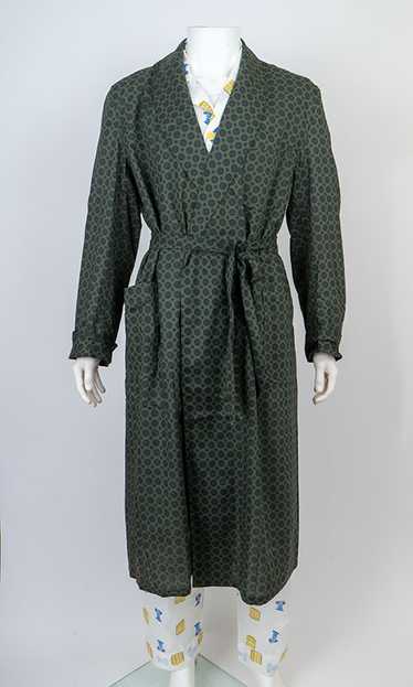 Vintage 50s-60s Foulard Print Robe