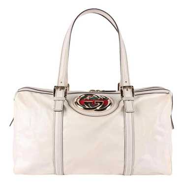Gucci Boston leather satchel - image 1