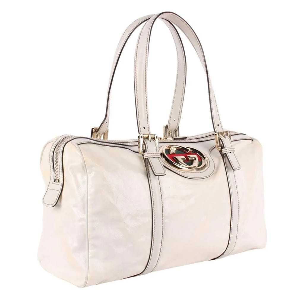 Gucci Boston leather satchel - image 4