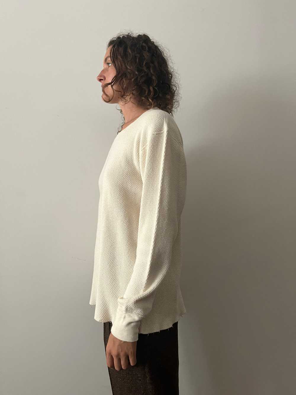 70s/80s Cotton Thermal Shirt - image 2