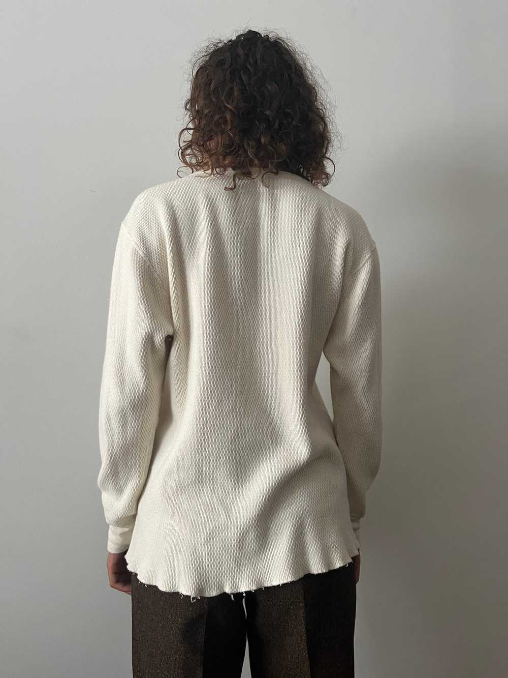 70s/80s Cotton Thermal Shirt - image 3