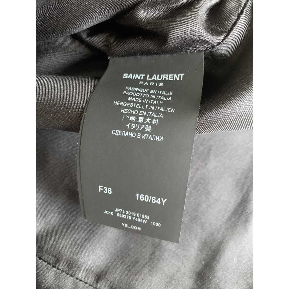 Saint Laurent Wool mini skirt - image 3