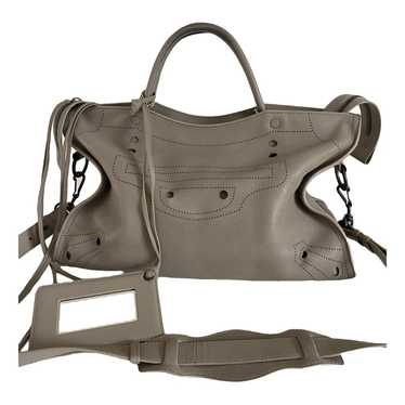 Balenciaga Blackout leather handbag