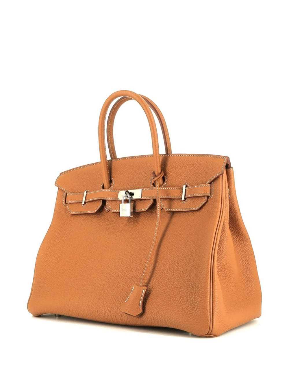 Hermès Pre-Owned 2017 Birkin 35 handbag - Orange - image 3