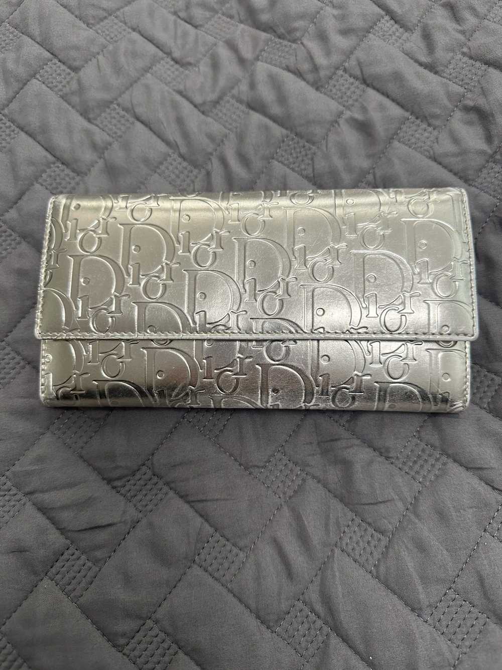 Dior Dior Rare Embossed Patent leather long wallet - image 1