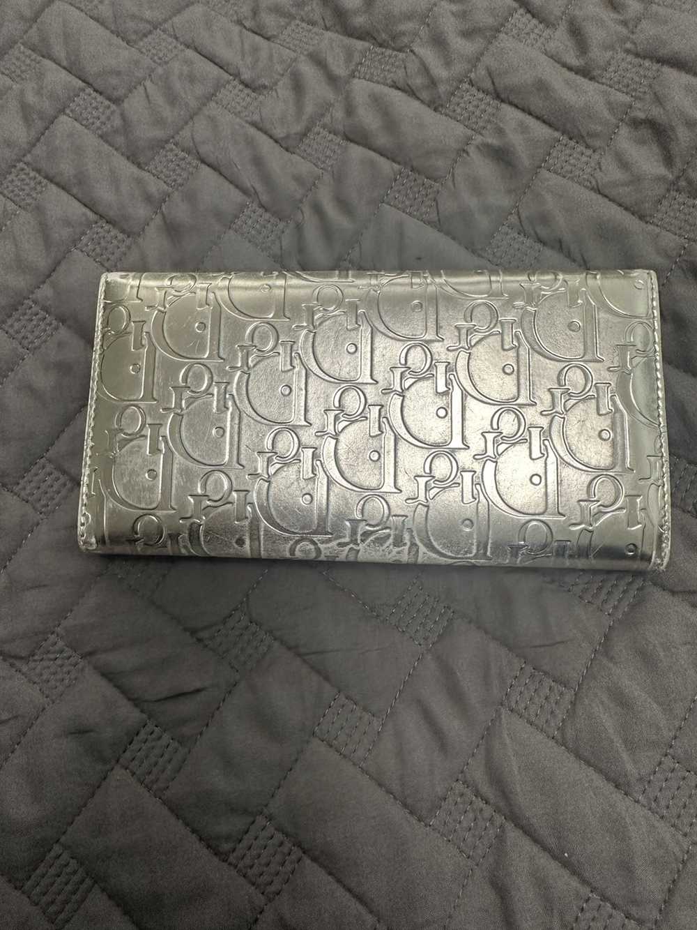 Dior Dior Rare Embossed Patent leather long wallet - image 2