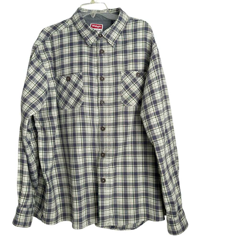 Wrangler Wrangler Plaid Flannel Shirt - image 2