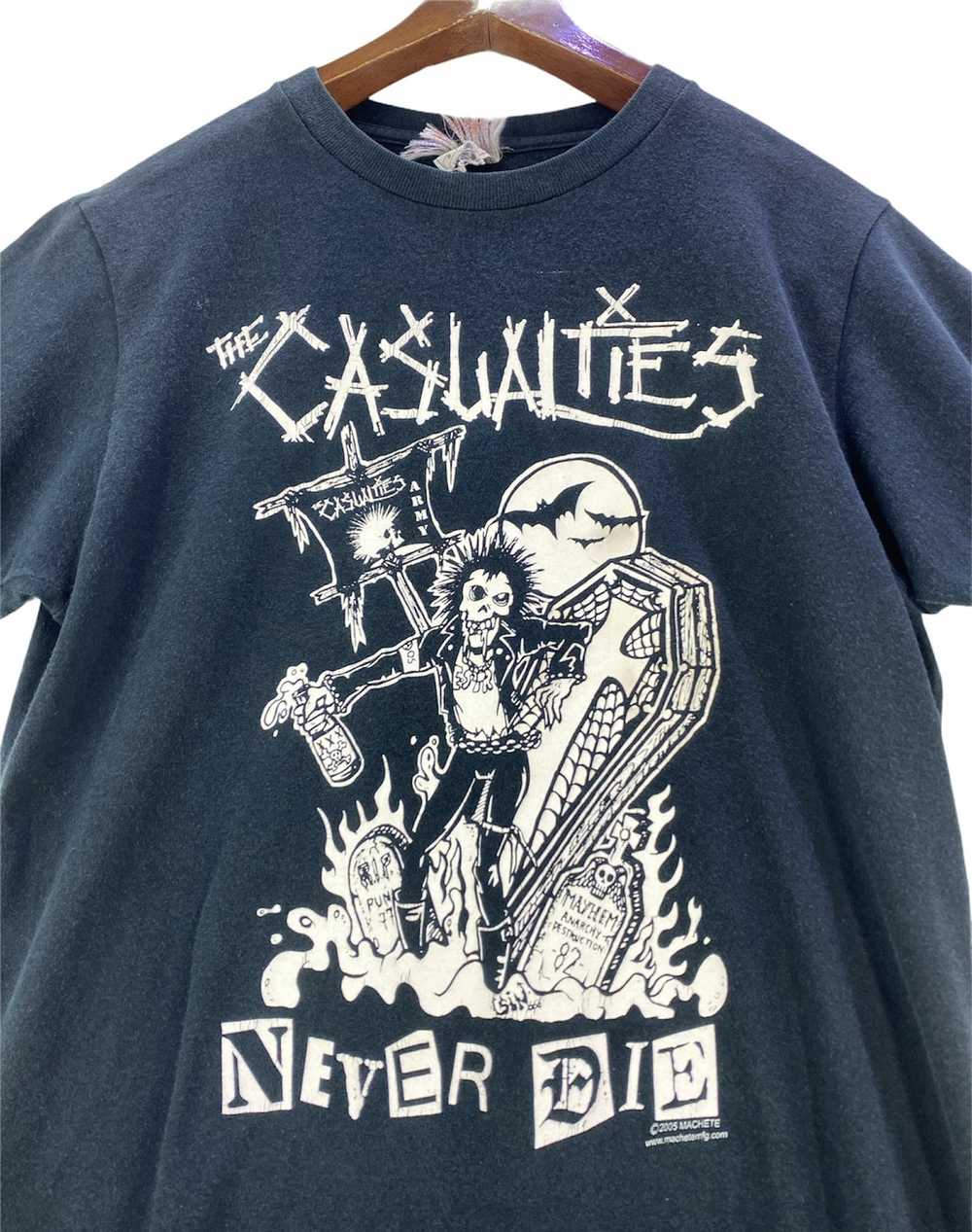 Band Tees × Fruit Of The Loom The Casualties Punk… - image 3