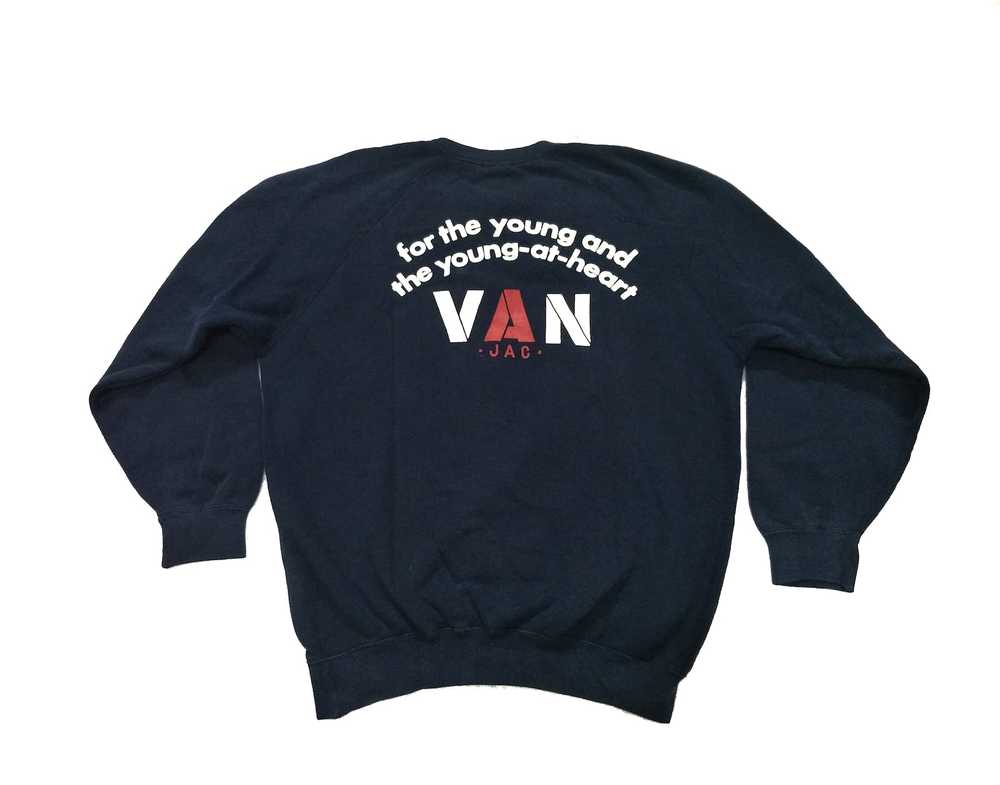 Japanese Brand × Van VAN JAC Sweatshirt Raglan Vi… - image 1