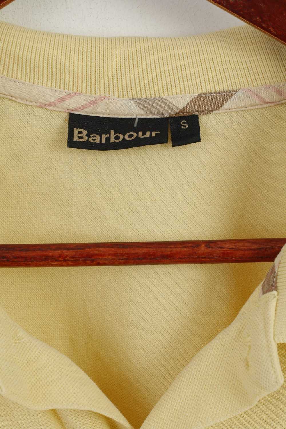 Barbour Barbour Men S Polo Shirt Yellow Cotton De… - image 3