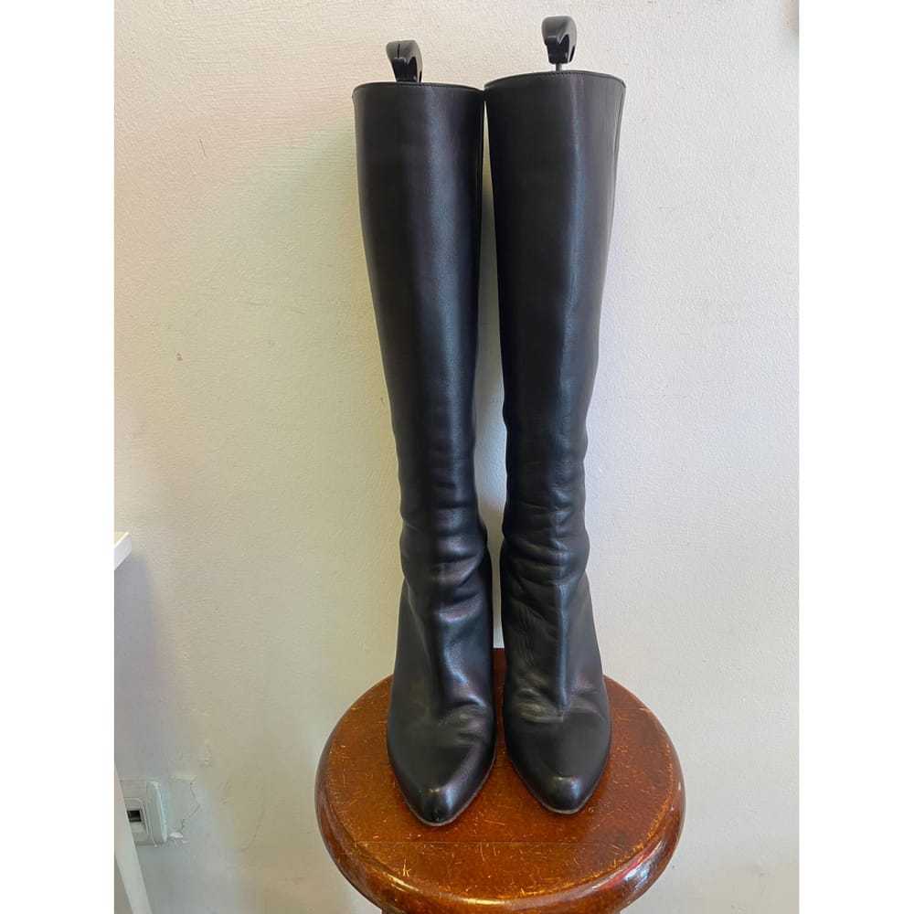 Christian Louboutin Leather riding boots - image 2