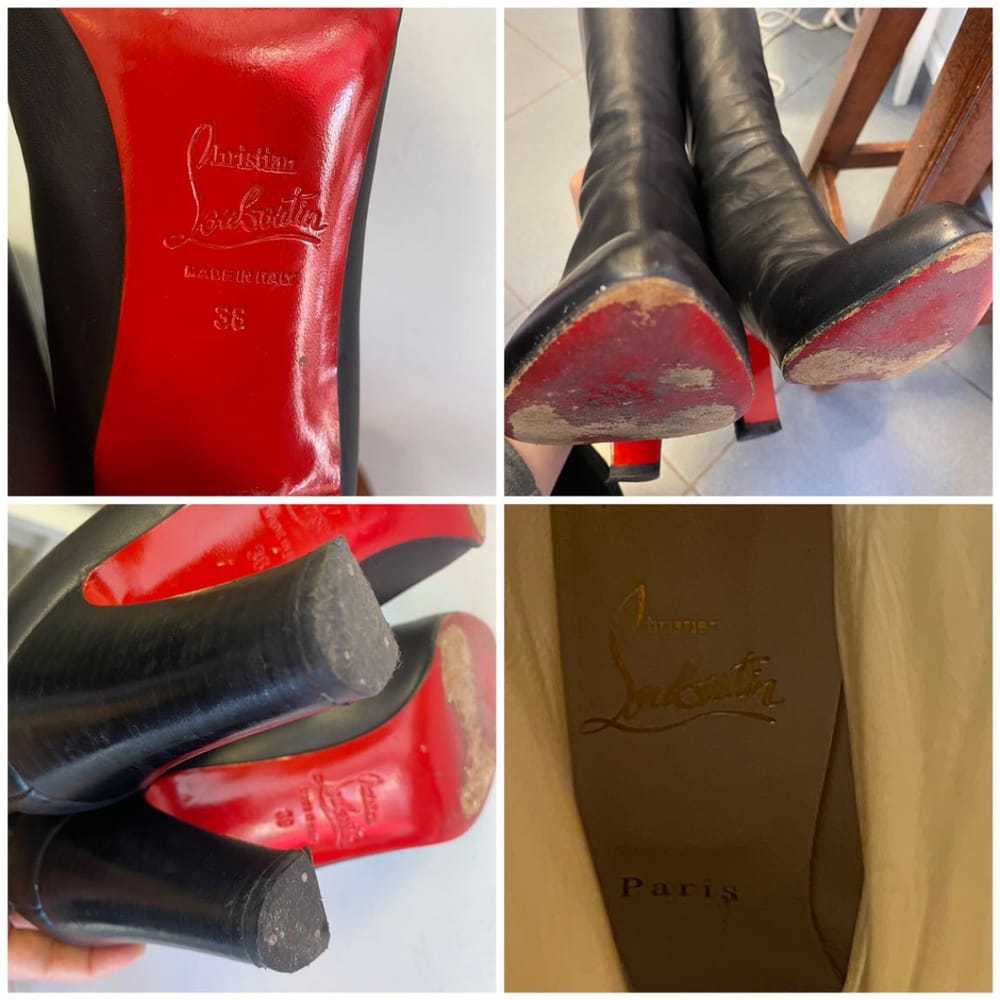 Christian Louboutin Leather riding boots - image 8