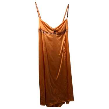 Versace Silk mid-length dress - image 1