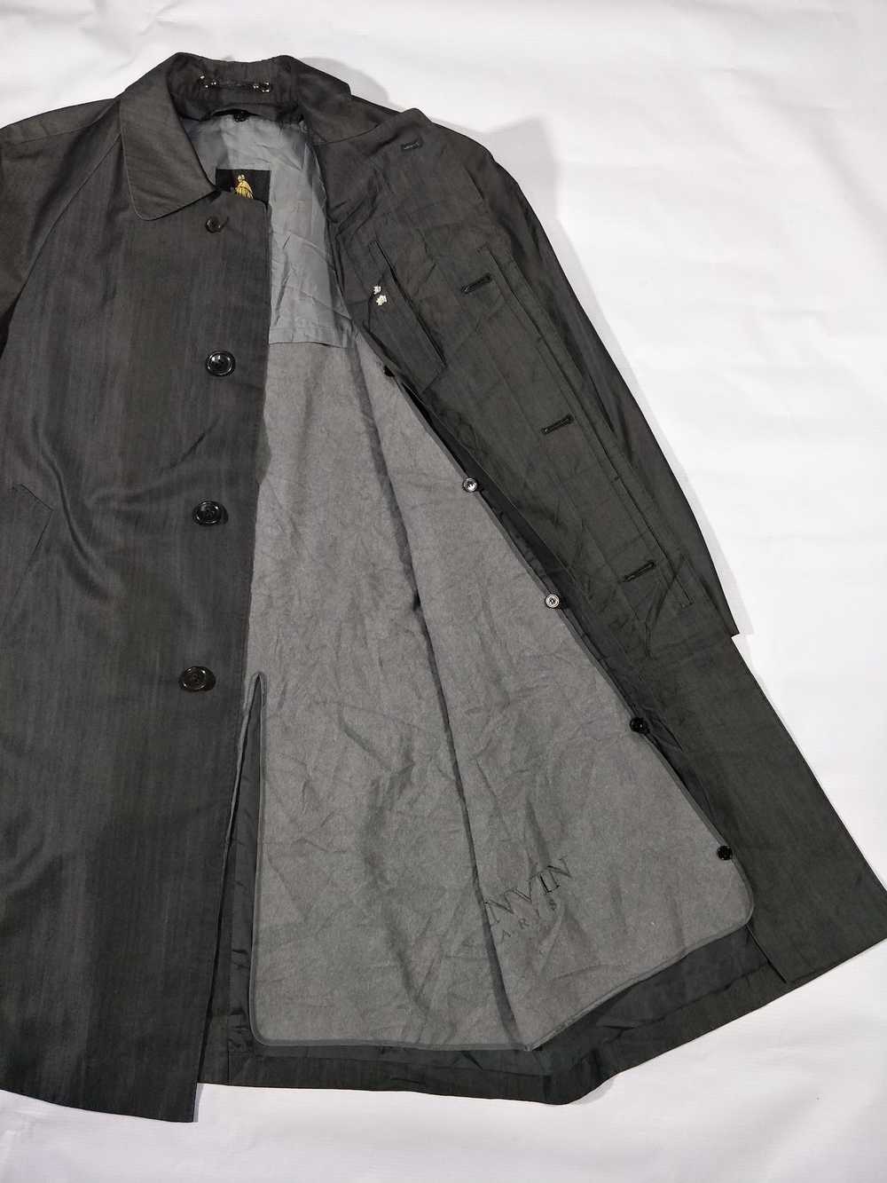 Lanvin Lanvin Full Length Coat Dark Gray Vintage - image 4