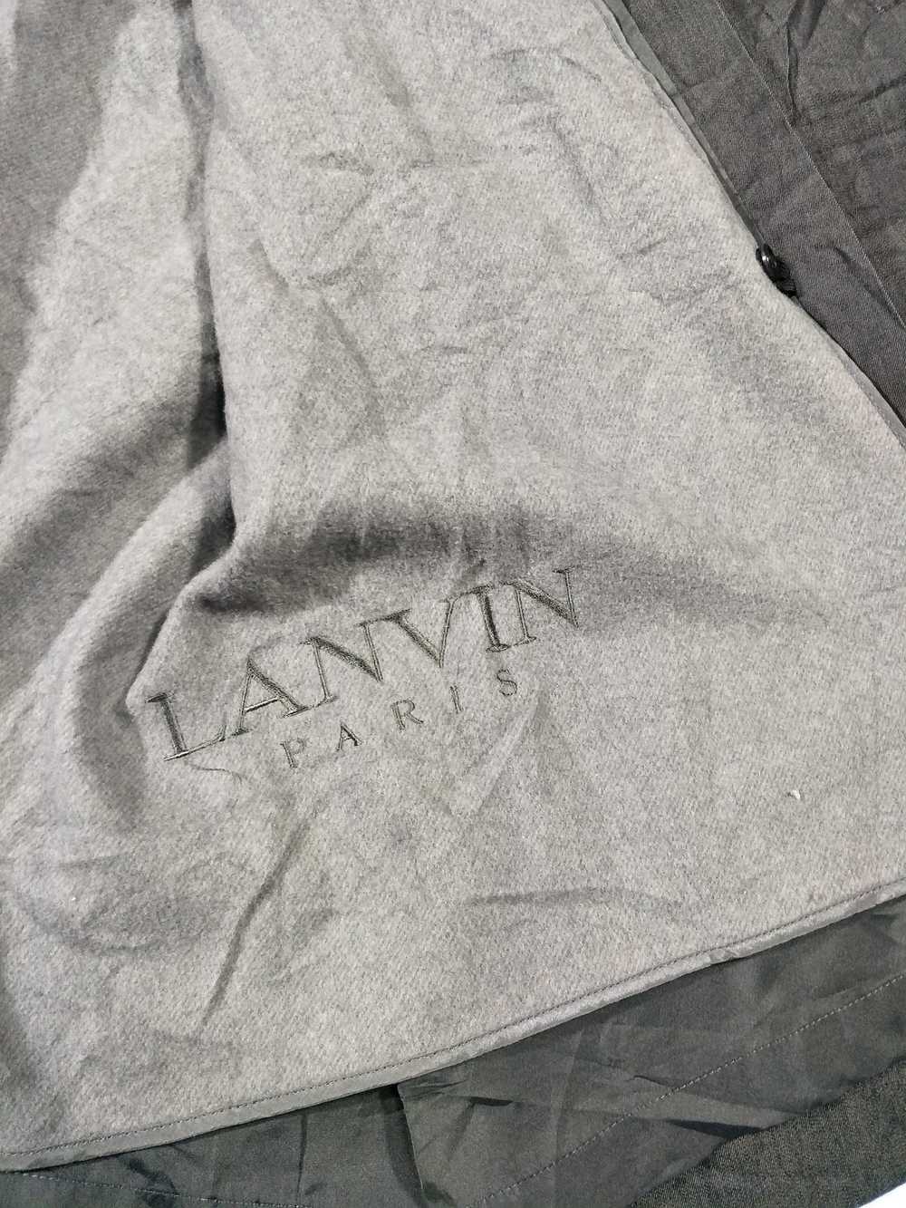 Lanvin Lanvin Full Length Coat Dark Gray Vintage - image 7