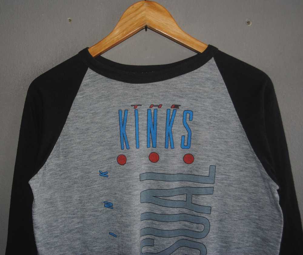 Rock T Shirt × Vintage 1987 THE KINKS Think Visua… - image 3