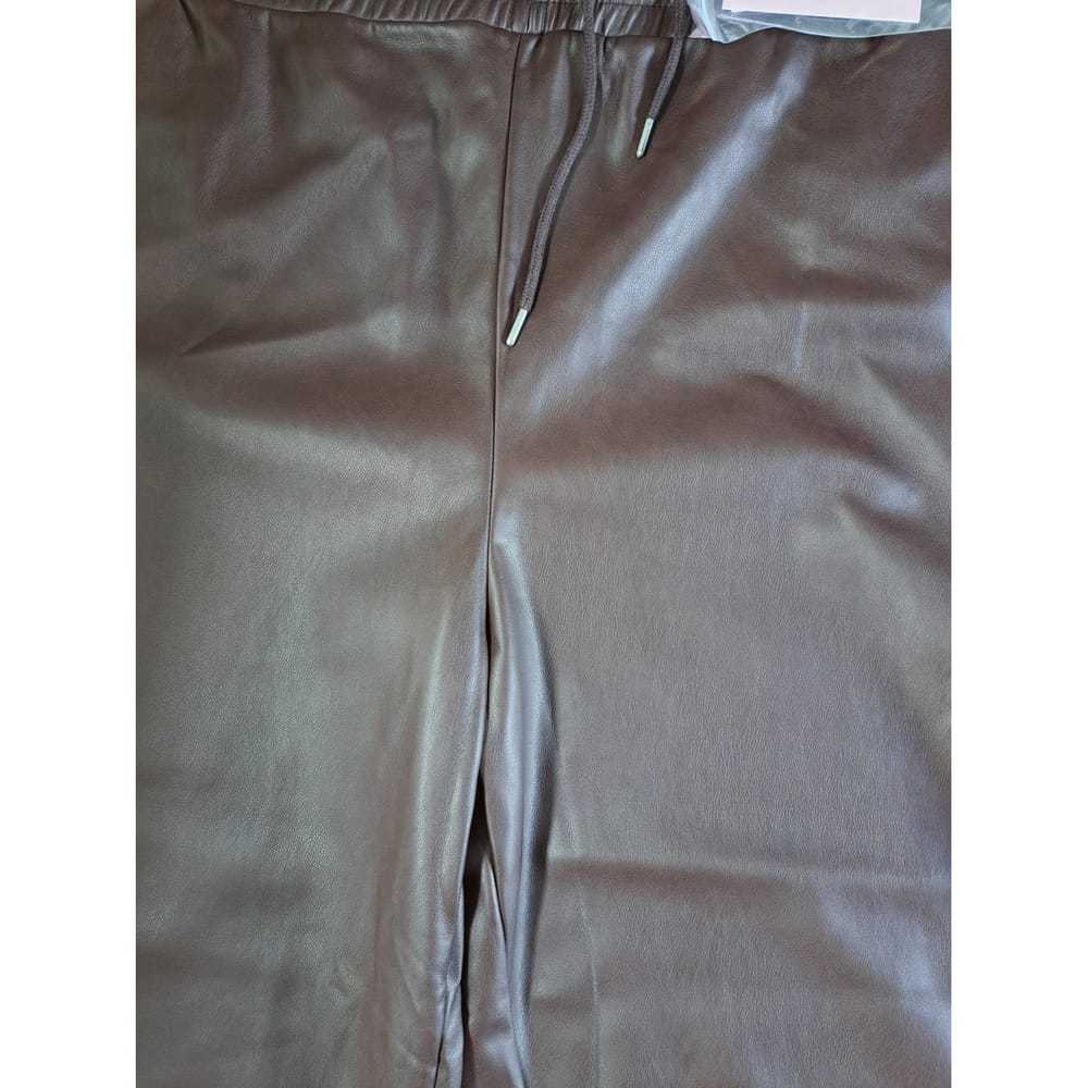 Anthropologie Vegan leather trousers - image 6